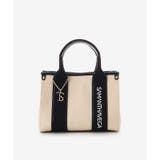 オフホワイト | ロゴテープキャンバスショルダーバッグ（ミニ） | SAMANTHAVEGA