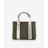 カーキ | ロゴテープキャンバスショルダーバッグ（ミニ） | SAMANTHAVEGA