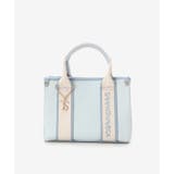 ライトブルー | ロゴテープキャンバスショルダーバッグ（ミニ） | SAMANTHAVEGA