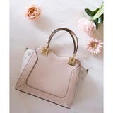 ピンクベージュ | フラワーデザインハンドル金具トート | & chouette