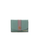 グリーン | スクエアモチーフ 折財布 | Samantha Thavasa Petit Choice