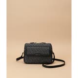 ブラック | ST Jacquard シルエット ショルダーバッグ | Samantha Thavasa