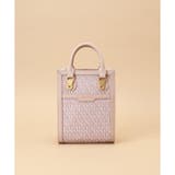 ピンク | ST Jacquard シルエット 縦型スクエアトートバッグ | Samantha Thavasa