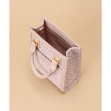 ST Jacquard シルエット 縦型スクエアトートバッグ | Samantha Thavasa | 詳細画像9 