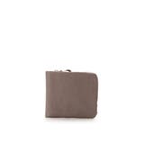 グレージュ | スクエアモチーフソフトレザー 折財布 | Samantha Thavasa Petit Choice