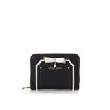 ブラック | バイカラーリボン 折財布 | Samantha Thavasa Petit Choice
