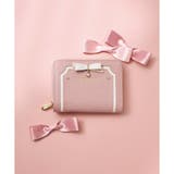 ピンク | バイカラーリボン 折財布 | Samantha Thavasa Petit Choice