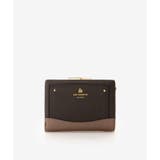 ブラック | アイコン 2つ折りがま口財布 | & chouette