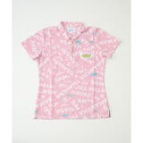 ロゴテープ総柄ポロシャツ | Samantha GOLF | 詳細画像3 