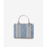 ブリーチデニム | ロゴテープデニム風トート（ミニ） | SAMANTHAVEGA