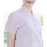 花柄総柄ポロシャツ | Samantha GOLF | 詳細画像5 