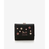 ブラック | ハートビジュー折財布 | SAMANTHAVEGA