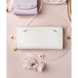 オフホワイト | フラワーパール 長財布 | Samantha Thavasa Petit Choice