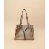 ベージュ | ベルトデザイン トートバッグ | Samantha Thavasa