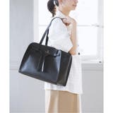 ブラック | ベルトデザイン トートバッグ大サイズ | Samantha Thavasa