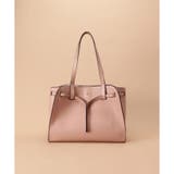 ピンクベージュ | ベルトデザイン トートバッグ大サイズ | Samantha Thavasa