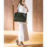 グリーン | ベルトデザイン トートバッグ大サイズ | Samantha Thavasa