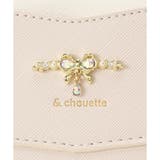 リボンスウィングビジュー付き ショルダーバッグ | & chouette | 詳細画像5