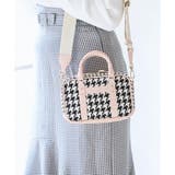 ピンクベージュ | [パステルカラー]サマンサ ピエドプルⅢ ボストンバッグ | Samantha Thavasa