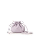 ラベンダー | レザーシンプル巾着バッグ | Samantha Thavasa Petit Choice