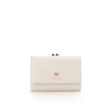 オフホワイト | プチリボン口金折財布 | Samantha Thavasa Petit Choice