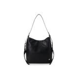 ブラック | ワイドベルトワンショルダーソフトバッグ | & chouette