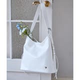 ホワイト | ワイドベルトワンショルダーソフトバッグ | & chouette