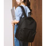 ブラック | ST Jacquardフロントポケットデザイン リュック | Samantha Thavasa