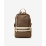 ダークブラウン | ポリエステル リュックサック(小) | & chouette