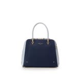 ネイビー | 新アベクトワ バイカラー ハンドバッグ | Samantha Thavasa
