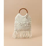 エクリュ | ウッドサークル ハンドルバッグ | Samantha Thavasa