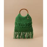 グリーン | ウッドサークル ハンドルバッグ | Samantha Thavasa