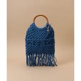 ブルー | ウッドサークル ハンドルバッグ | Samantha Thavasa