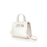 [Holiday Collection]パールカラージュエルリボンハンドバッグ | SAMANTHAVEGA | 詳細画像2 