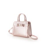 [Holiday Collection]パールカラージュエルリボンハンドバッグ | SAMANTHAVEGA | 詳細画像9 