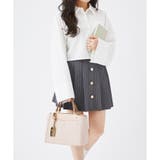 ホワイト | ビジュー付きハンドバッグ | & chouette