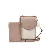 ピンク | ファスナーチャーム付き スマホショルダー | Samantha Thavasa Petit Choice
