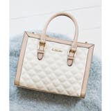 オフホワイト | キルティングスクエアバッグ | & chouette