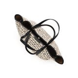 スクリッタ柄キャンバスデザイン合皮トートバッグ | Samantha Thavasa | 詳細画像3 