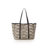 スクリッタ柄キャンバスデザイン合皮トートバッグ | Samantha Thavasa | 詳細画像2 