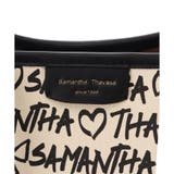 スクリッタ柄キャンバスデザイン合皮トートバッグ | Samantha Thavasa | 詳細画像5 