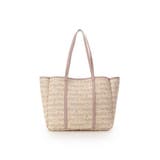 スクリッタ柄キャンバスデザイン合皮トートバッグ | Samantha Thavasa | 詳細画像8 