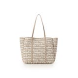 スクリッタ柄キャンバスデザイン合皮トートバッグ | Samantha Thavasa | 詳細画像14 