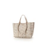 スクリッタ柄キャンバスデザイン合皮トートバッグ | Samantha Thavasa | 詳細画像18 