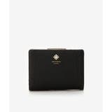 ブラック | ビジュー口金二つ折り財布 | & chouette