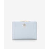 ライトブルー | ビジュー口金二つ折り財布 | & chouette