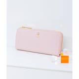 ピンク | ビジューL字ファスナー長財布 | & chouette