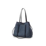 デニム調キャンバスデザイン 合皮トートバッグ 大サイズ | Samantha Thavasa | 詳細画像22 