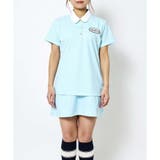 ライトブルー | STマルチプリントポロシャツ | Samantha GOLF