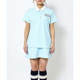 ライトブルー | STマルチプリントポロシャツ | Samantha GOLF